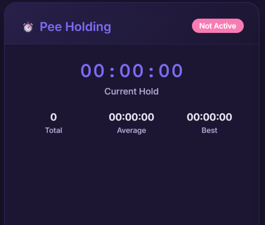 Holding timer with urgency and Omo Points earnings